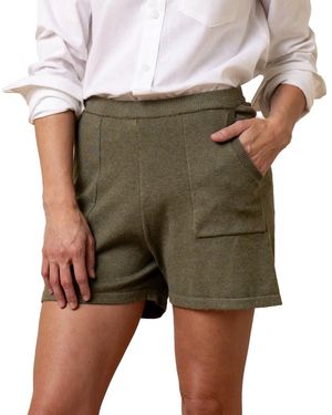 Hope & Henry Sweater Short - Green