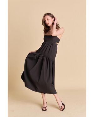 Endless Rose Textured Maxi Dress - Black