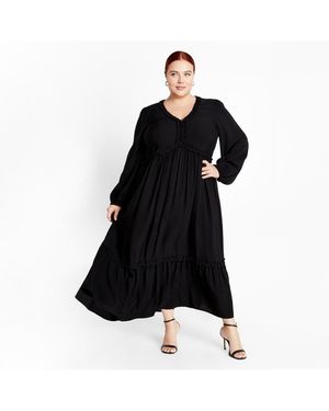City Chic Plus Size Gaia Dress - Black