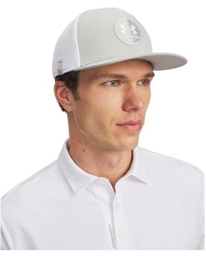 Under Armour Patterned Logo Drive Hat - White
