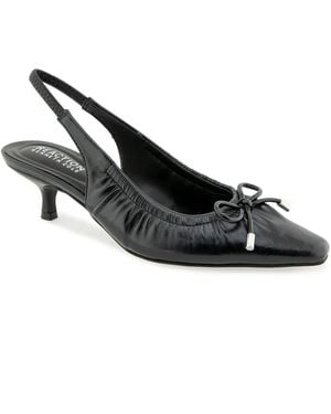 Kenneth Cole Mango Slingback Pointed Toe Pumps - Black