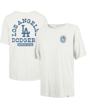 '47 Los Angeles Dodgers Back Canyon Sadie T-shirt - White