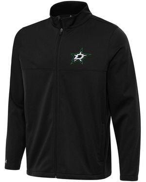 Antigua Dallas Stars Links 2 Full-zip Golf Jacket - Black