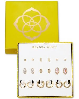 Kendra Scott 9-pc. Set Assorted Crystal Stud & Hoop Earrings - Yellow