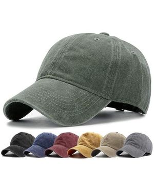 FURLING Washed Distressed Twill Cotton Baseball Cap - Gray