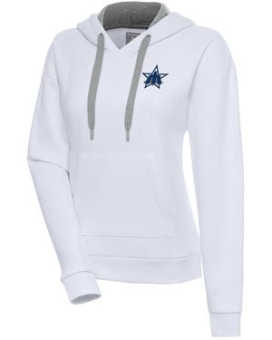 Antigua Seattle Mariners Cooperstown Victory Pullover Hoodie - White