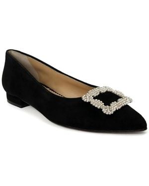 Menina Step Tiara Crystal Flat - Black