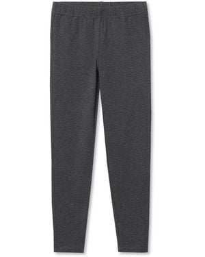 Lands' End Girls Tough Cotton legging - Gray