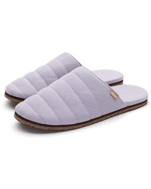 feel good Quilted Mule Slipper / House Shoes - White