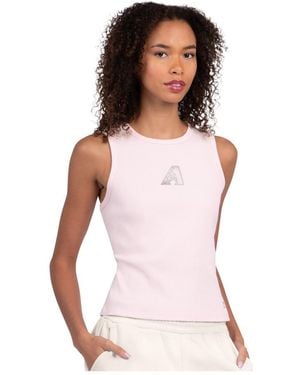 Starter Arizona Diamondbacks Pastels Ribbed Tank Top - Pink