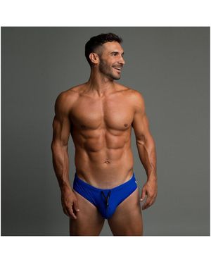 Rounderbum H2o Padded + Package Swim Brief - Blue