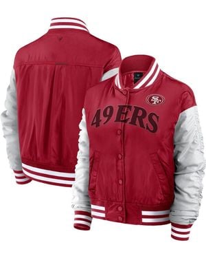 Fanatics San Francisco 49ers Elements Wave Full-snap Jacket - Red