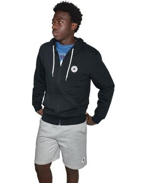 Converse Chuck Patch Full-zip Regular-fit Hoodie - Blue