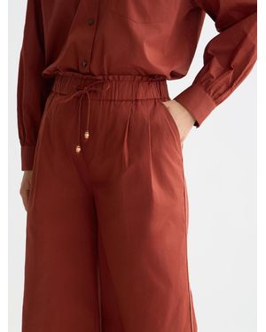 Scotch & Soda Scotch And Soda Cotton Voile Pull On Beach Pant - Red