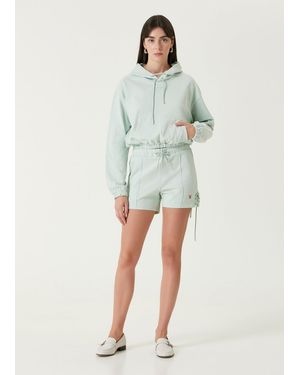Pcfg Free Heaven Crop Hoodie - Green