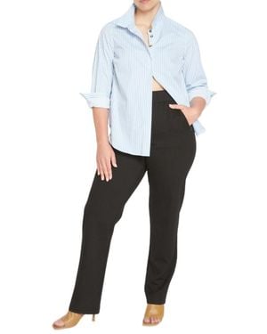 UNIVERSAL STANDARD Plus Size Smart Signature Ponte Pants Long - White