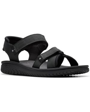 Clarks Collection Wesley Shore Sandals - Black