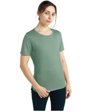 Ibex 24 Hour Short Sleeve Low Crew - Green