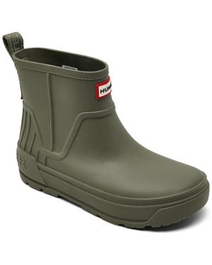 HUNTER Wales Waterproof Rain Booties From Finish Line - Green