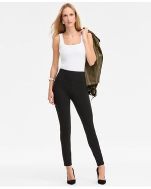 INC International Concepts High-rise Ponte-knit leggings - Black
