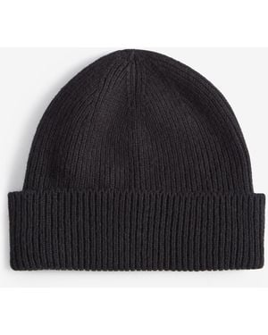 Club Room Merino Wool Beanie - Black