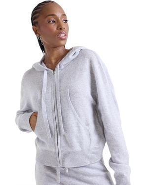 1982 Lavinia Crop 100% Cashmere Sweater - White
