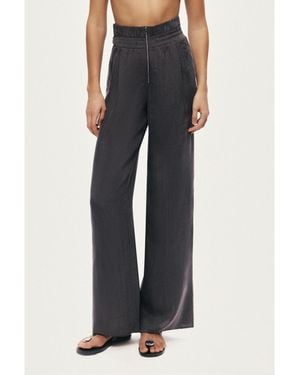 Nocturne Relaxed Wide-leg Pants - Black