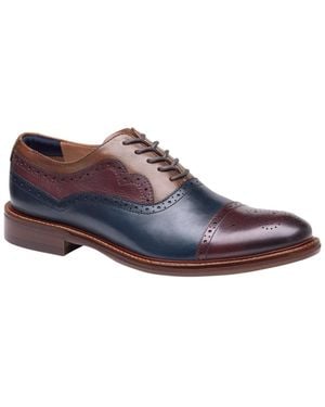 Johnston & Murphy Conard 2.0 Cap Toe Lace-up Oxford - Blue