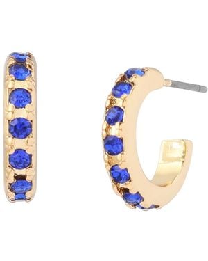 Kurt Geiger London Faux-stone Signature huggie Earrings - White