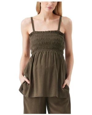 Ripe Maternity Maternity Ripe Ella Shirred Tunic - Green