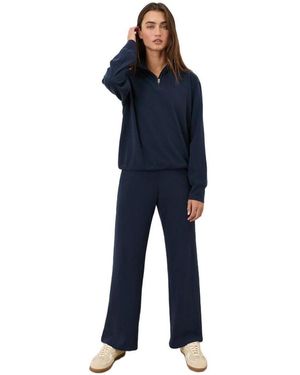 Pact Organic Cotton Roam Travel Wide Leg Pant - Blue