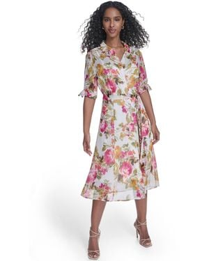 princess polly baby blue dress Calvin Klein Floral Dresses for Women