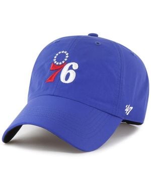 '47 Philadelphia 76ers Brrr Clean Up Adjustable Hat - Blue