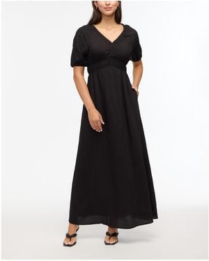 Ellen Tracy V-neck Dress - Black