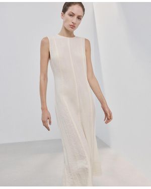 Mango Godets A-line Dress - White