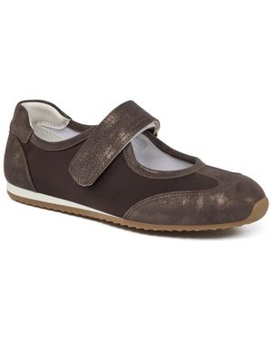 J/Slides Patricia Mary Jane Flats - Brown