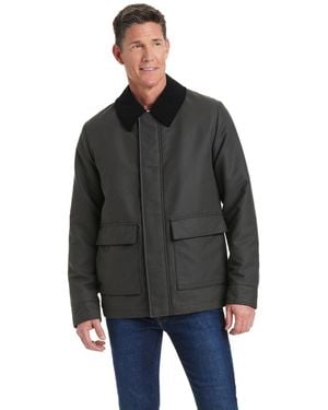 Vince Camuto Waxed Barn Jacket - Gray