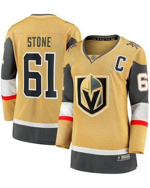 Fanatics Mark Stone Vegas En Knights Captain Patch Alternate Premier Breakaway Player Jersey - Metallic