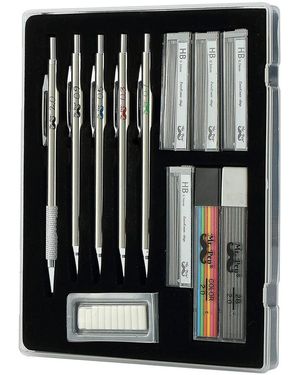 Mr. Pen Metal Mechanical Pencil Set - Black