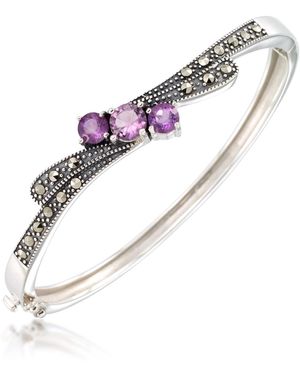Macy's Marcasite And Amethyst (1-1/2 Ct. T.w. - Purple