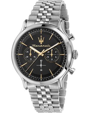 Maserati Chronograph Metal Band Watch - Gray