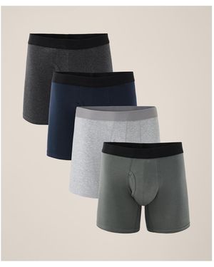 Pact Organic Cotton Everyday Boxer Brief 4-pack - Natural