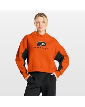 Fanatics Philadelphia Flyers Back Check Boxy Hoodie - Orange