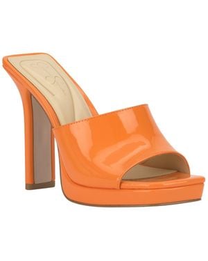 Jessica Simpson Azelica Blade Heel Dress Sandals - Orange