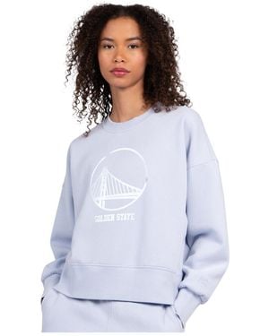 Starter Golden State Warriors Pastel Boxy Sweatshirt - White