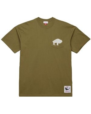 Mitchell & Ness Buffalo Bills Vintage Logo Premium T-shirt - Green