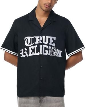 TRUE RELIGION Regular-fit Twill Shirt - Black