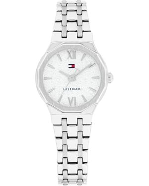 Tommy Hilfiger Quartz Tone Stainless Steel Bracelet Watch - White