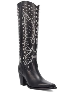 Dingo Diamonds Forever Leather Boot - Black