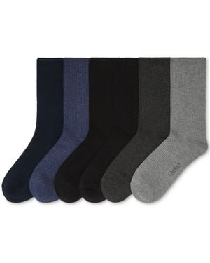 Ralph Lauren 6-pk. Rib Trouser Socks L3250pk2 - Black